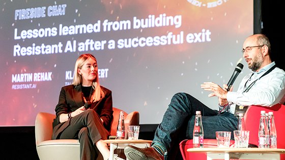 Hosting Fire-side Chat at Untold Stories Conference